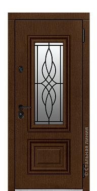 Входная дверь Леандро (вид снаружи) - купить в Санкт-Петербурге