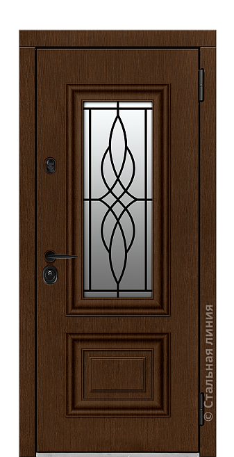 Входная дверь Леандро - вид снаружи Входная дверь Леандро (вид снаружи) - купить в Санкт-Петербурге