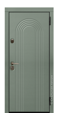 Входная дверь Рифлессо - вид снаружи Входная дверь Рифлессо (вид снаружи) - купить в Санкт-Петербурге