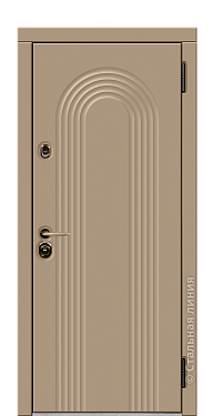 Входная дверь Рифлессо - вид снаружи Входная дверь Рифлессо (вид снаружи) - купить в Санкт-Петербурге