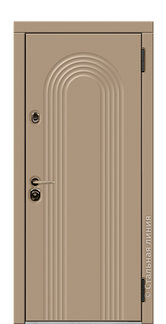 Входная дверь Рифлессо - вид снаружи Входная дверь Рифлессо (вид снаружи) - купить в Санкт-Петербурге